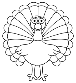 260x283 Cartoon Turkey Step By Step Drawing Lesson