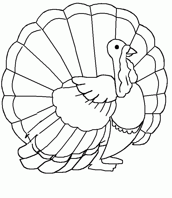 670x769 Soar Turkey Drawing Template Many Interesting Cliparts