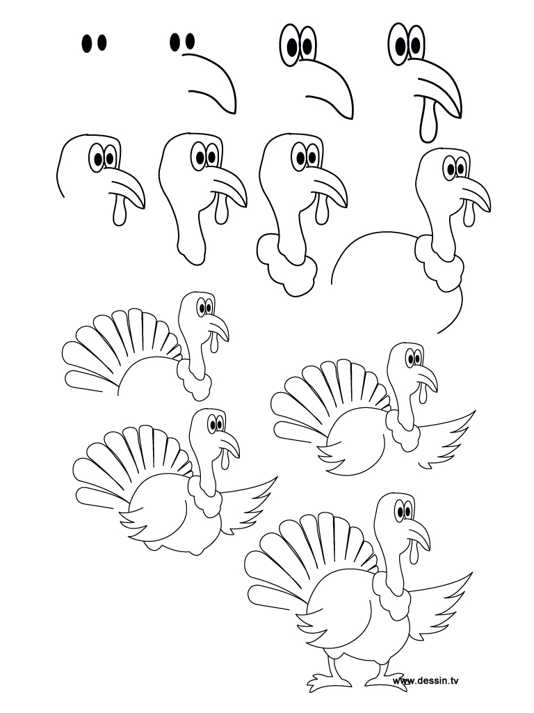 768x1024 Drawing Turkey