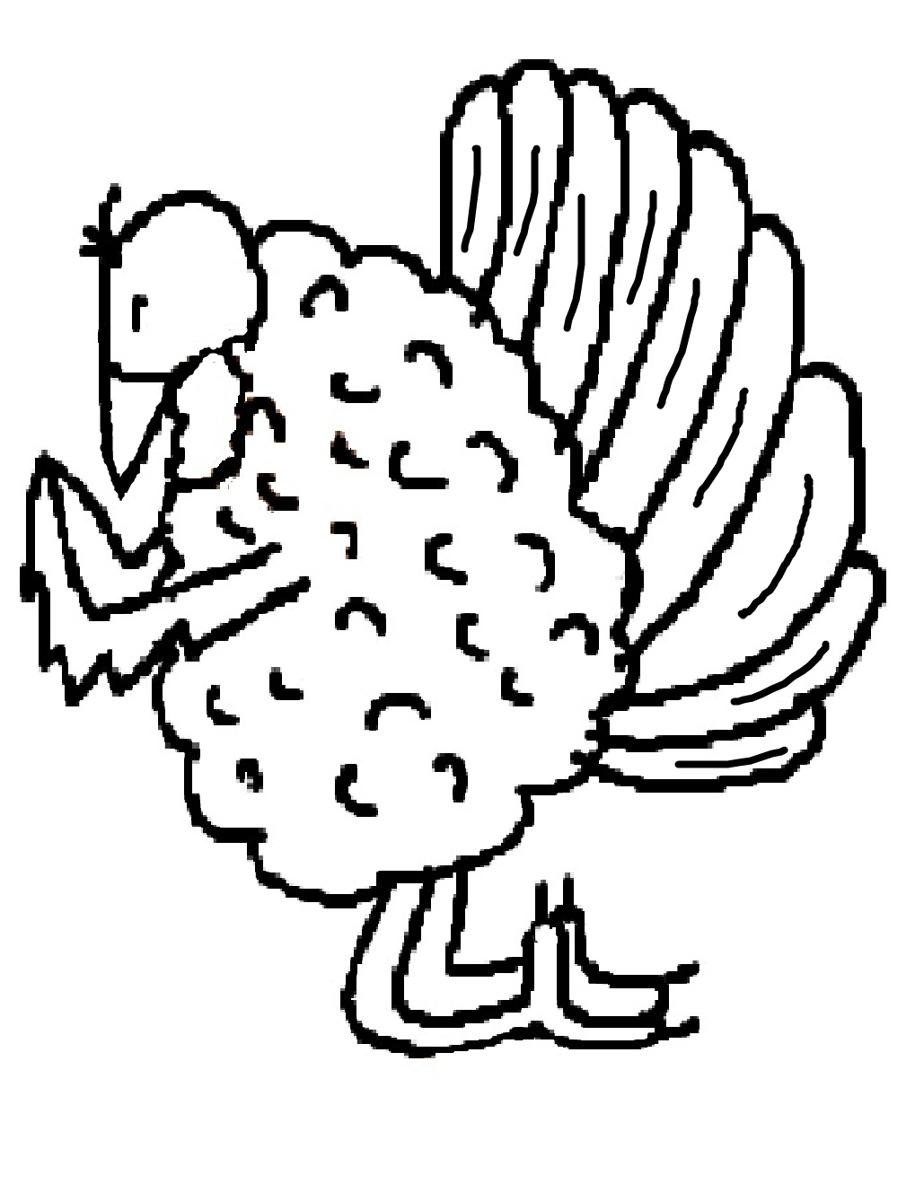 1019x1319 Impressive Turkey Drawing Template Cool Gallery Ideas