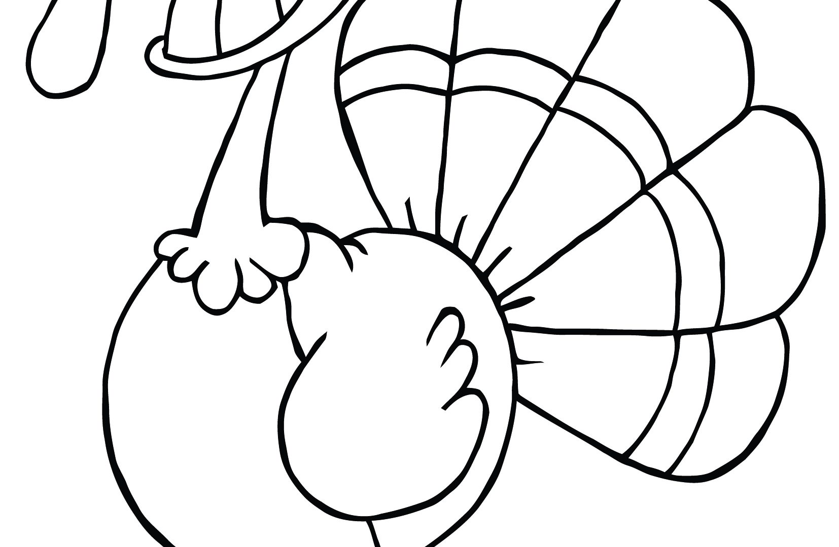 1654x1080 Free Turkey Coloring Fantastic Pages General Wild Printable High