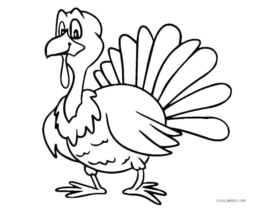 878x706 Free Turkey Coloring Page Thanksgiving Turkey Coloring Pages