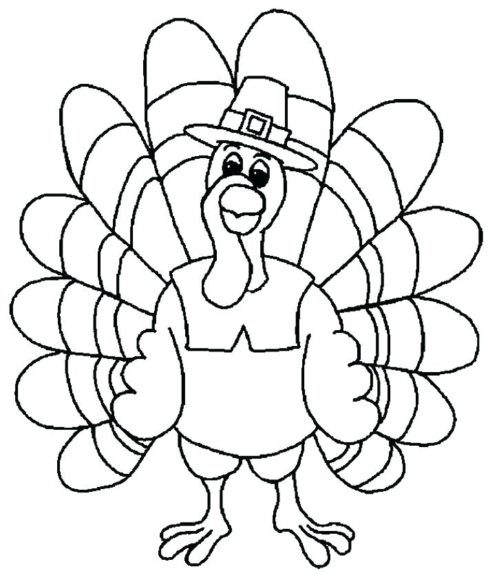 709x836 Coloring Page Of A Turkey Feather Coloring Page Turkey Feather