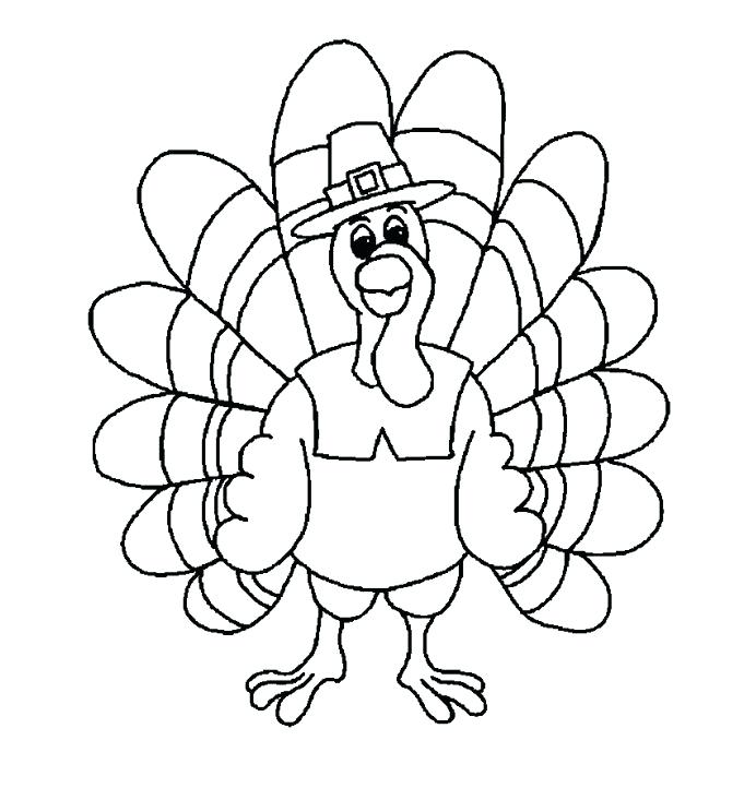 692x733 Turkey Coloring Pages Printable Free Astounding Thanksgiving