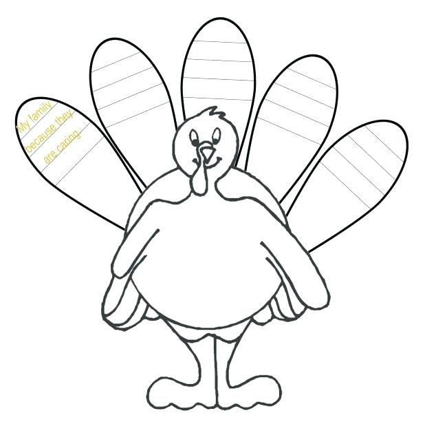 618x616 Free Turkey Template
