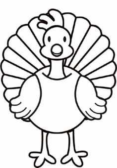 236x340 Printable Thanksgiving Turkeys Coloring Pages