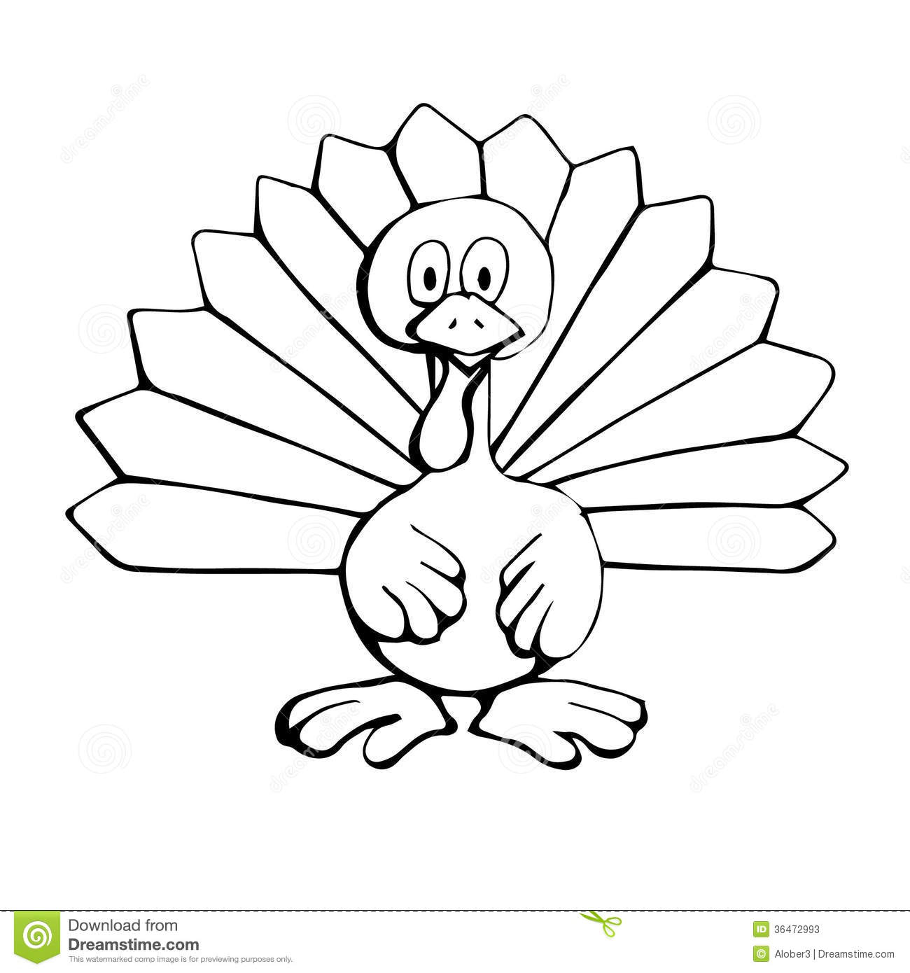 1300x1390 Turkey Hand Drawing Cute Hand Drawn Turkey Sketch Card Stock