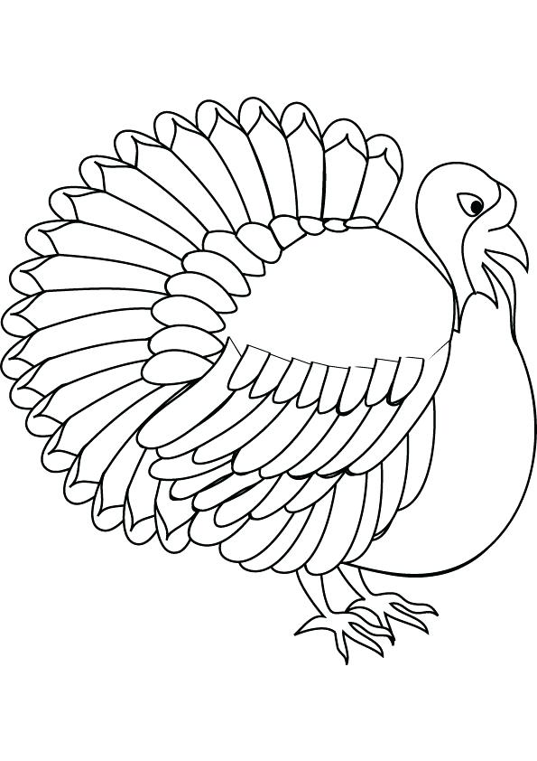 595x842 Farm Animal Coloring Pages For Toddlers Free Printable Turkey Kids