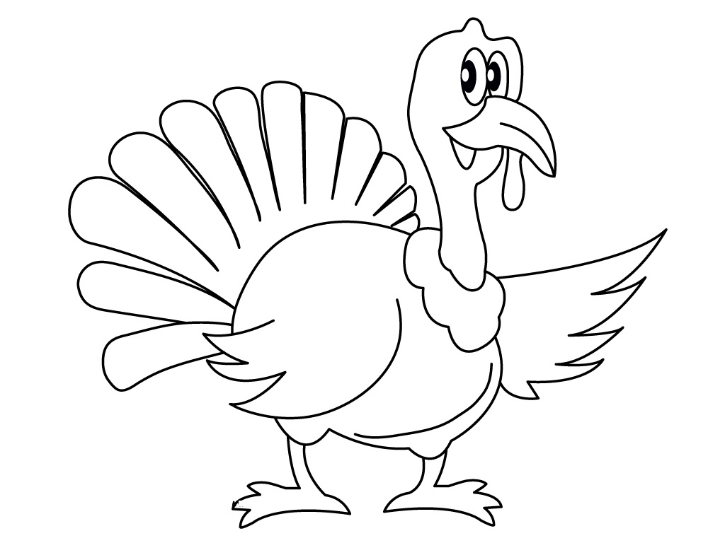 1024x768 Inspiring Turkey Pictures To Color 40