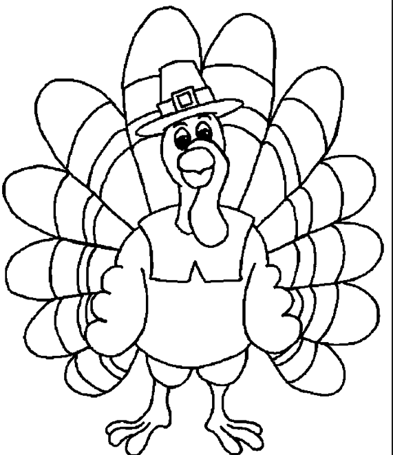 571x661 Thanksgiving Turkey Kids Page Amp Coloring Book