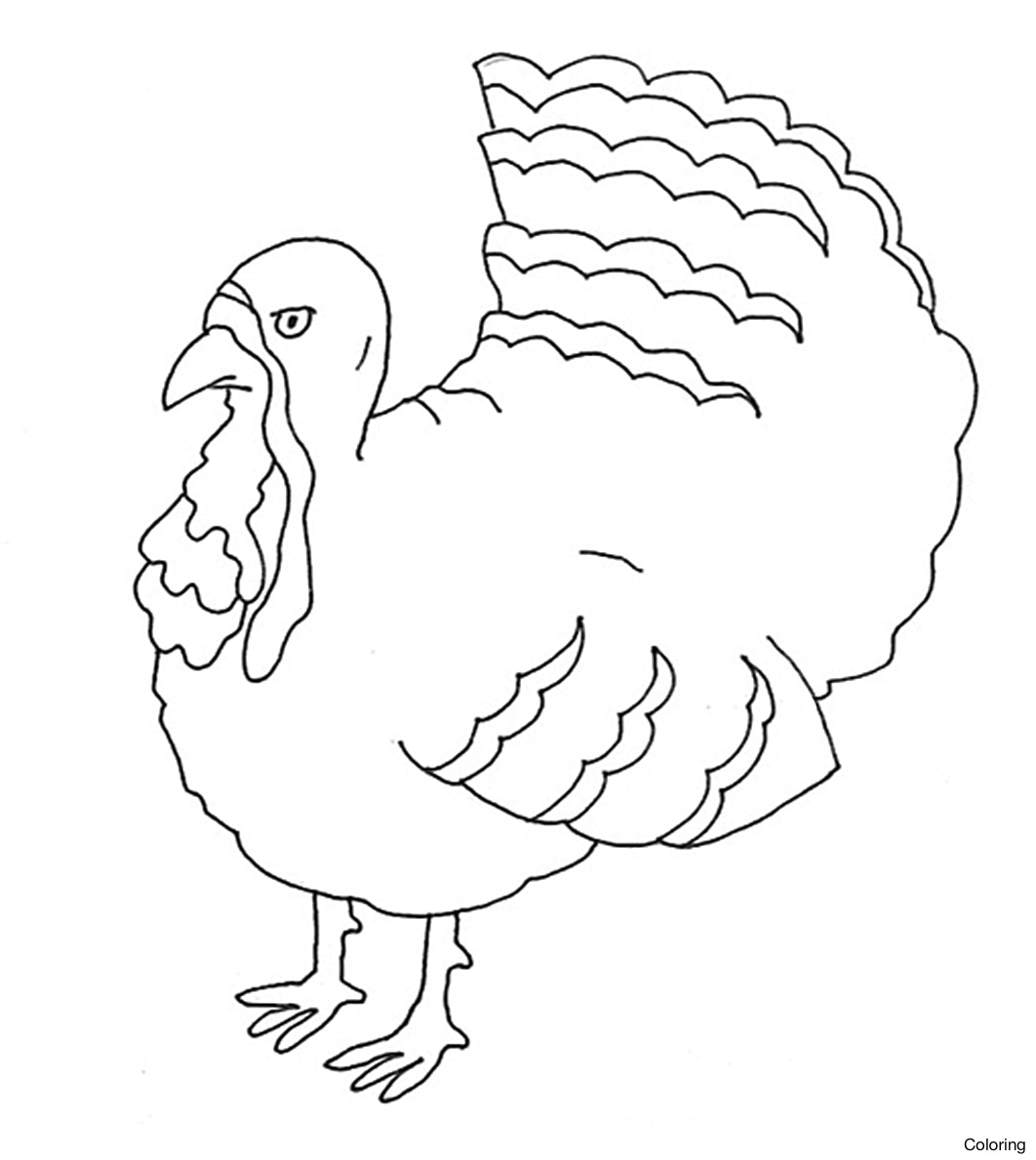 1062x1189 Coloring Childrens Printables Turkey Day Thanksgiving For Free