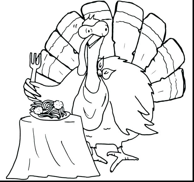 618x581 Cooked Turkey Coloring Pages Preschool Turkey Coloring Pages Free