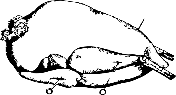 600x326 Roast Turkey Clip Art