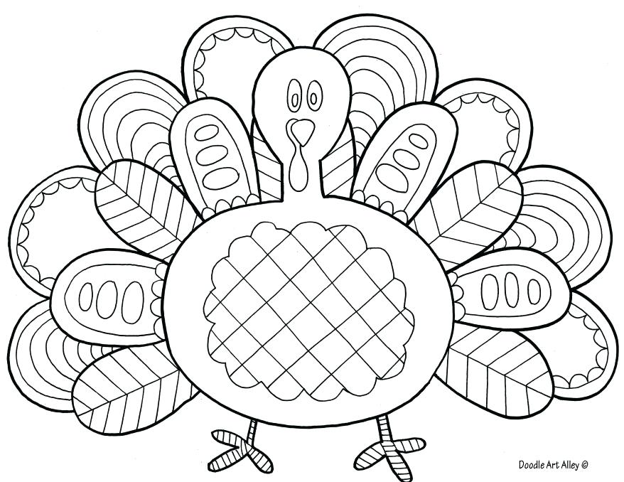878x678 Coloring Turkey Printable Pictures Thanksgiving Coloring Pages
