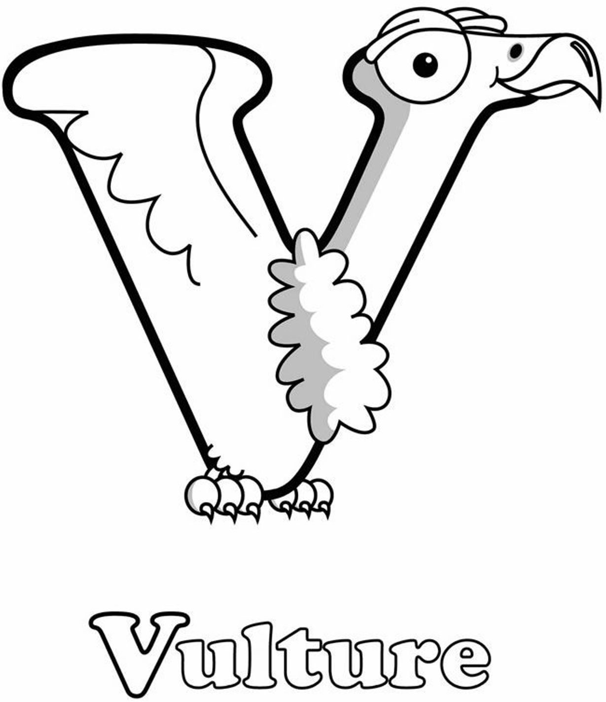 1229x1423 Vulture Coloring Page Animals Town Free Color Sheet To Print