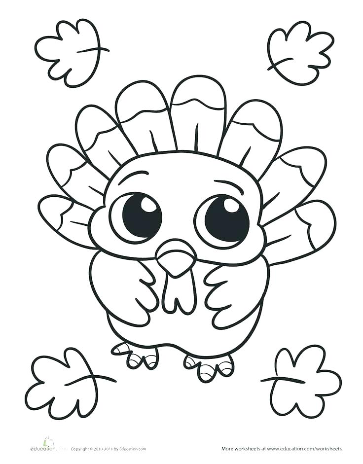 736x941 Turkey Coloring Book
