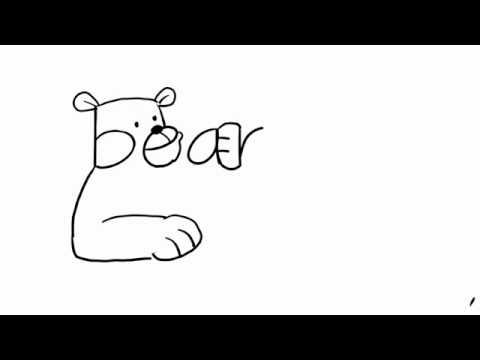 480x360 How To Turn Word Bear Into A Cartoon Bear Wordtoon