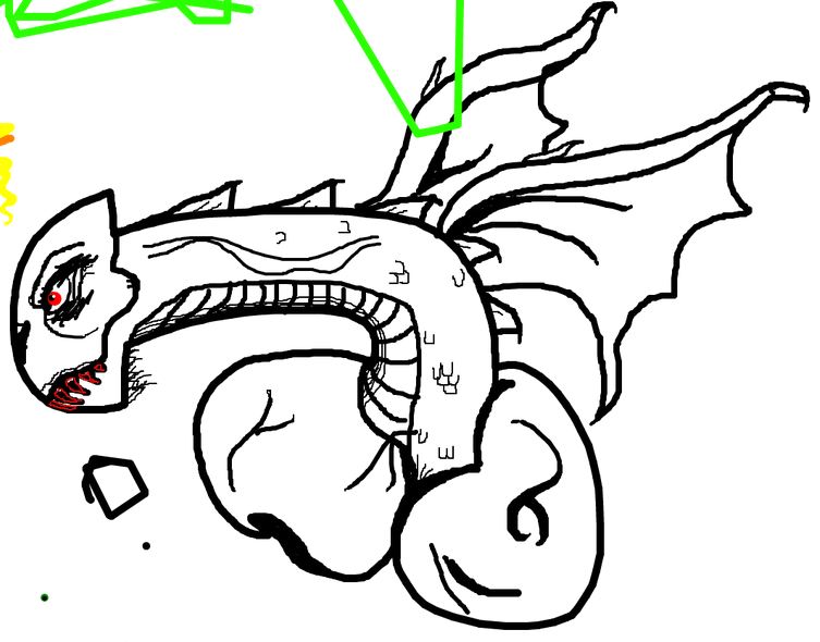 753x590 Drawing] Dragon Peen Collab. I Take Random Peens Other People Draw