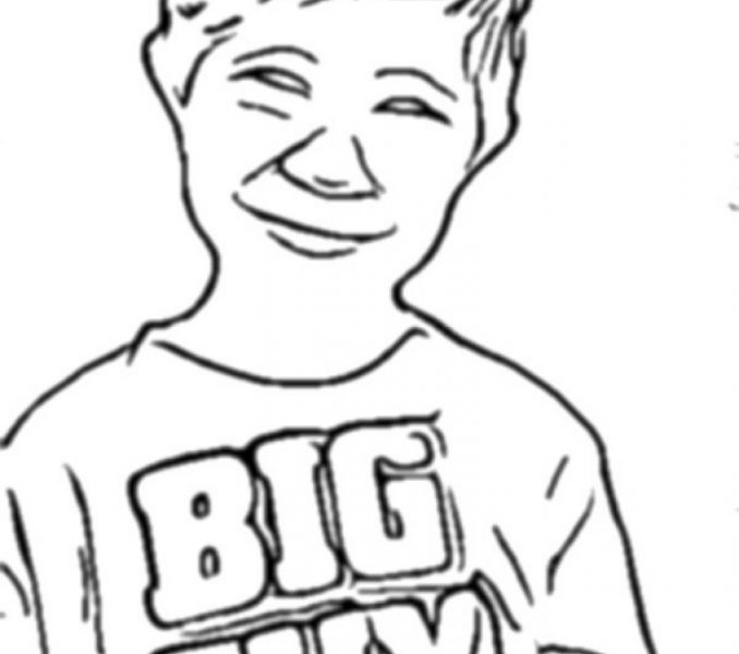 678x600 How To Make A Photo Into A Coloring Page Kids Coloring