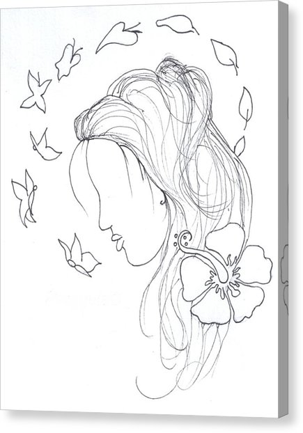 435x622 Butterfly Sketch Art