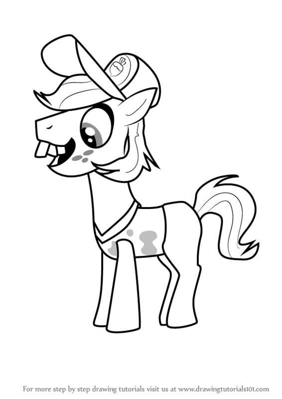 566x800 Step By Step How To Draw Hayseed Turnip Truck From My Little Pony