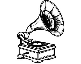 340x270 Phonograph Clipart Etsy
