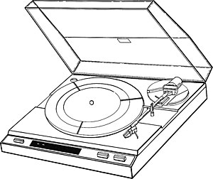 Turntables Drawing at GetDrawings | Free download