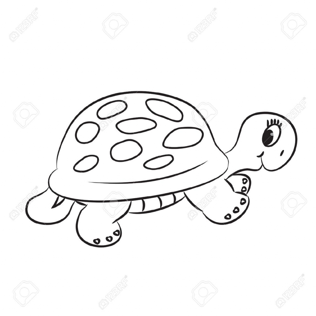 1024x1024 Cartoon Turtle Drawing
