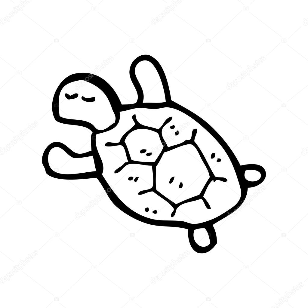 1024x1024 Swimming Turtle Cartoon Stock Vector Lineartestpilot