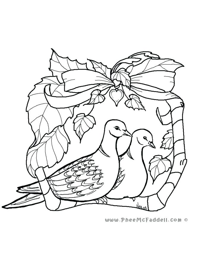 670x900 Drawn Dove Coloring Page 7 Pencil And In Color Peace Murs