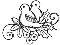 200x150 Turtledoves Coloring Pages