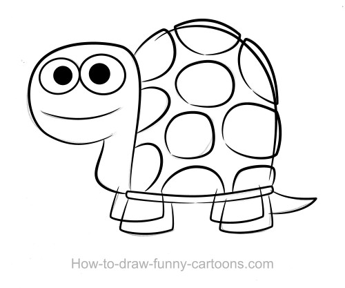 500x417 Coloring Pages Turtle Drawings Outline Coloring Pages Turtle