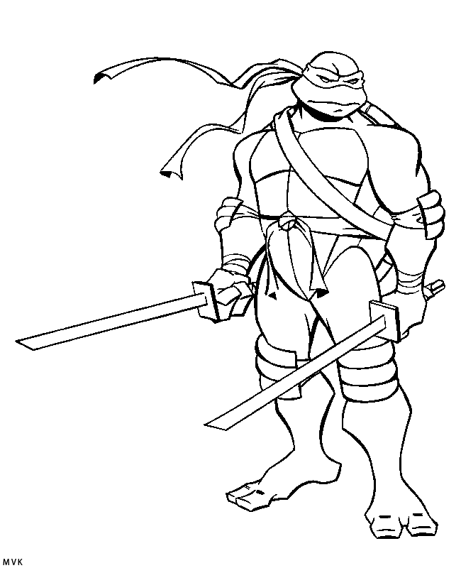 650x800 Teenage Mutant Ninja Turtles Coloring Pages Leonardo