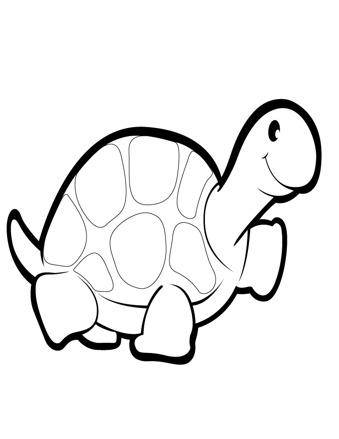 670x867 Cute Turtle Coloring Pages