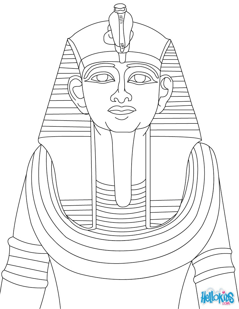 821x1061 Ramses Ii Statue For Children Coloring Pages