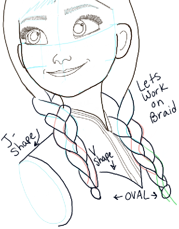 576x737 How To Draw Princess Anna From Frozen Step By Step Tutorial
