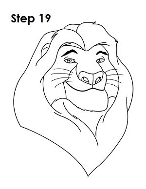 300x388 How To Draw Mufasa