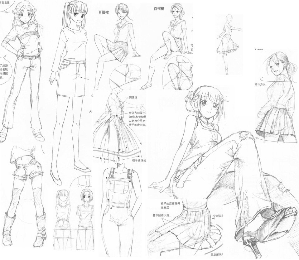 959x834 Drawing Anime Clothes Anime Clothes Manga Tutorials