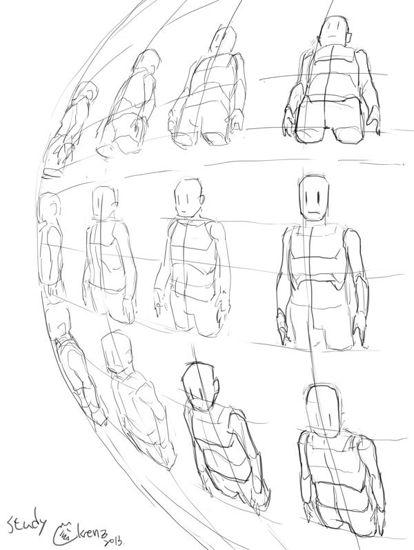 600x797 Perspective Bodys Tutorials P.s. ( .) Manga Tutorials