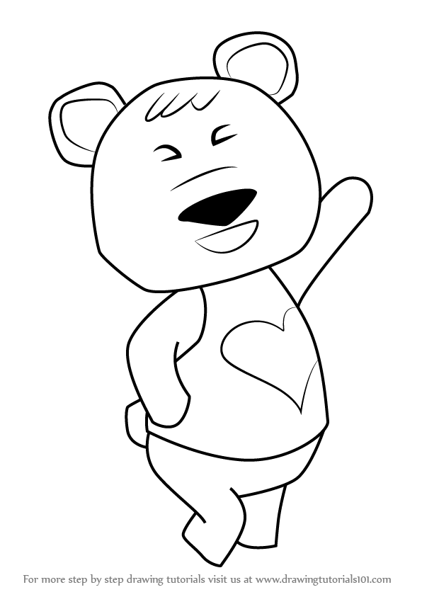 596x843 Learn How To Draw Tutu From Animal Crossing (Animal Crossing) Step