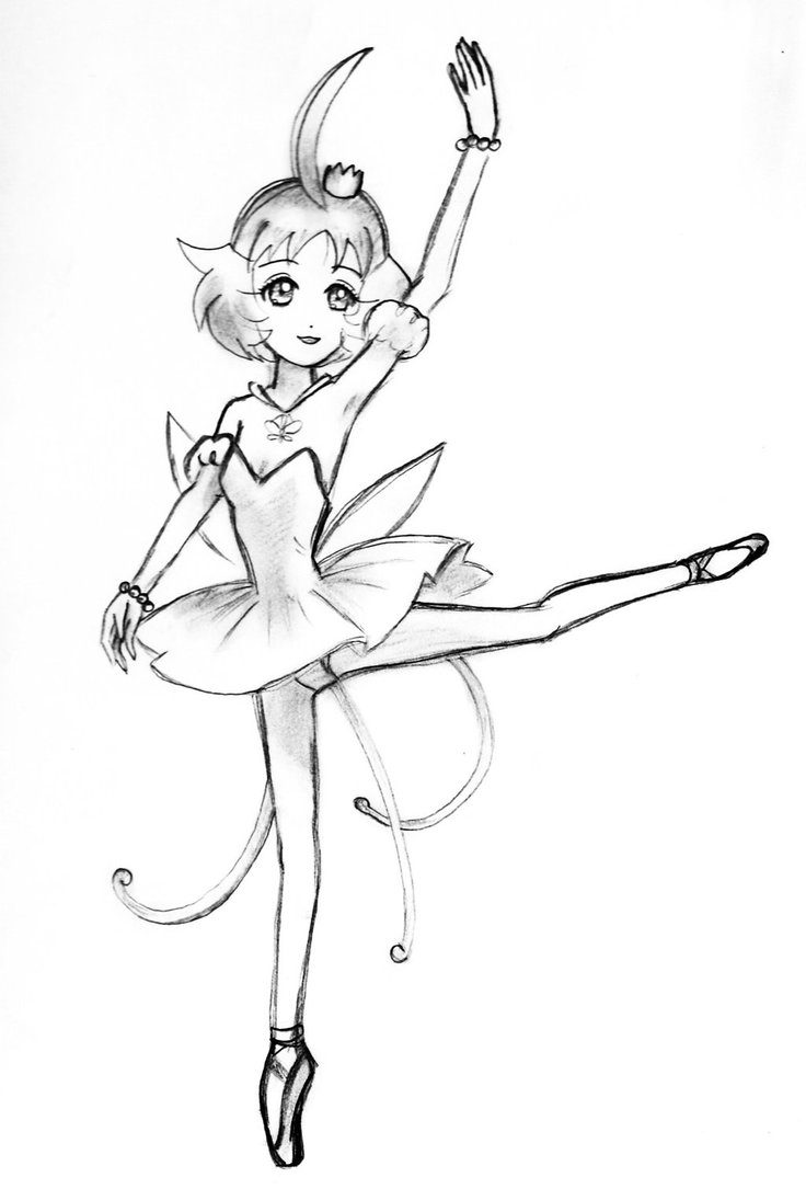 736x1085 Princess Tutu Sketch By Qcleaf