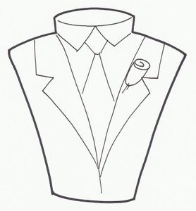 278x300 Wedding Groom Tux Cookie Cutter