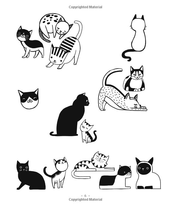 600x725 313 Best Cat Doodles Images On Kitty Cats, Cat Drawing