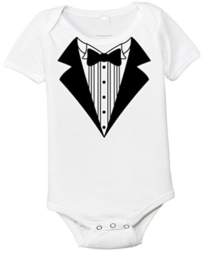 411x500 Tuxedo One Piece Baby Shirtodysuit Clothing