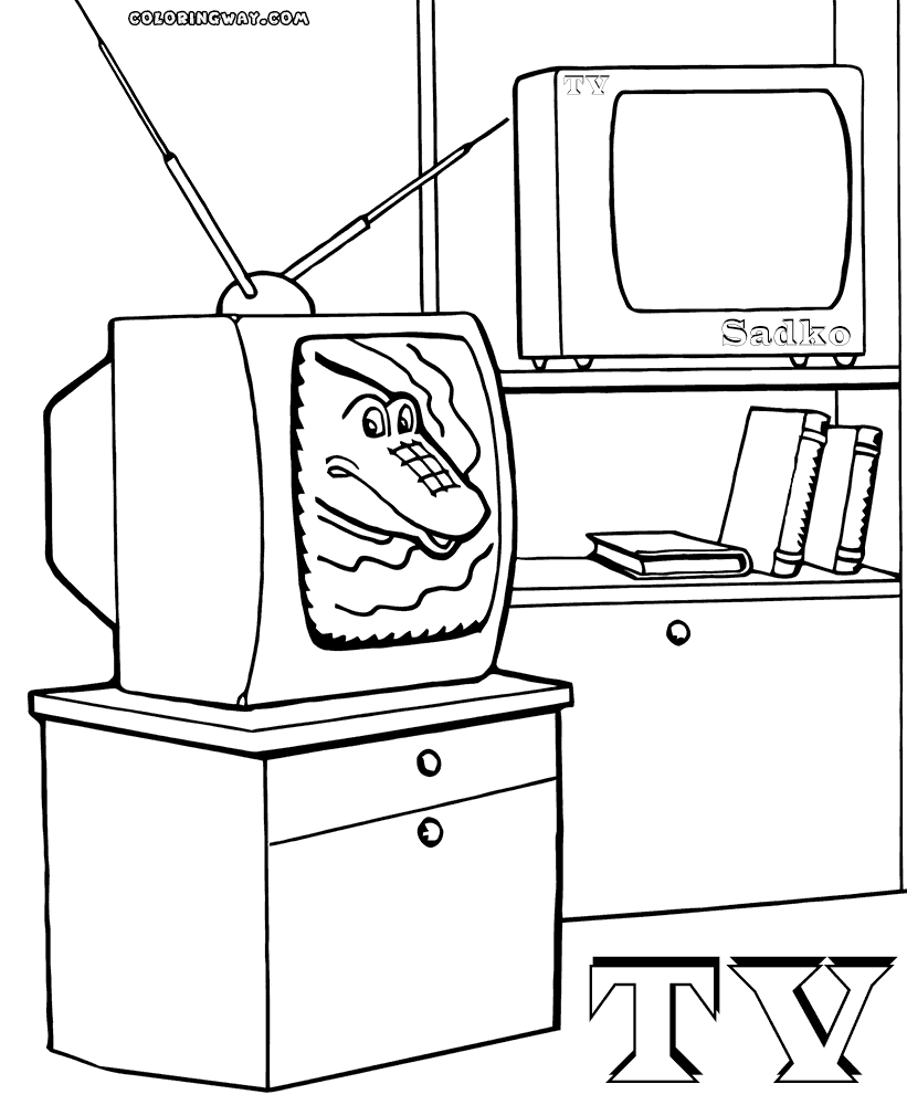 821x1000 Tv Coloring Pages Coloring Pages To Download And Print