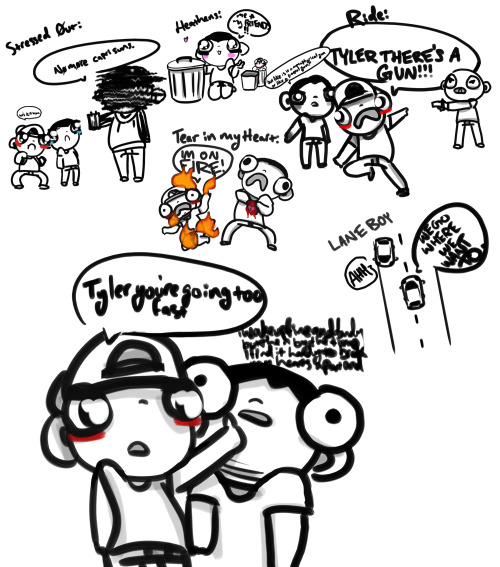 500x567 Oh Man I Drew Some Summaries Of Twenty One Pilots Songs Can You