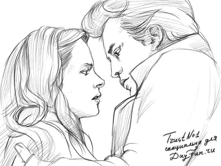 732x550 How To Draw Twilight Step By Step