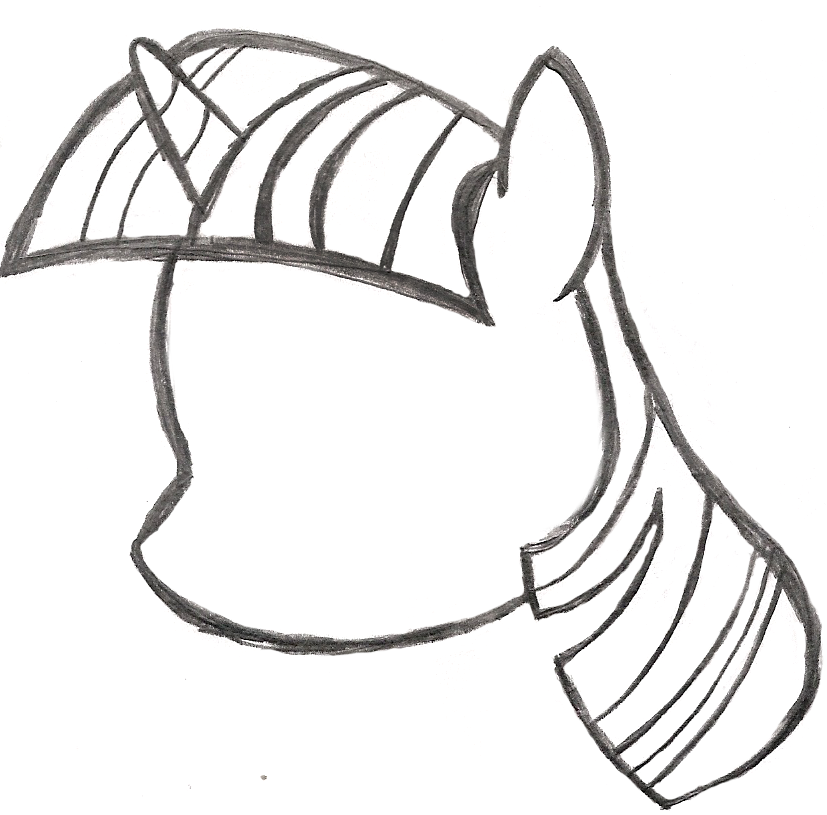 827x815 My Little Pony Sketch