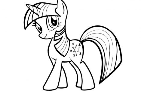 469x304 My Little Pony Coloring Pages Twilight Sparkle Just Colorings