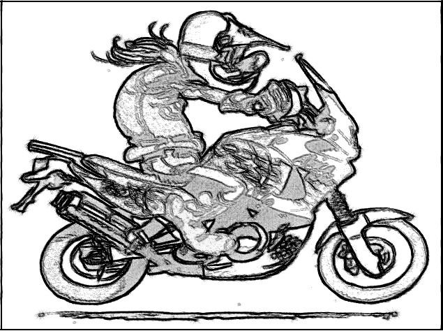 635x474 Line Drawing Of At Wanted